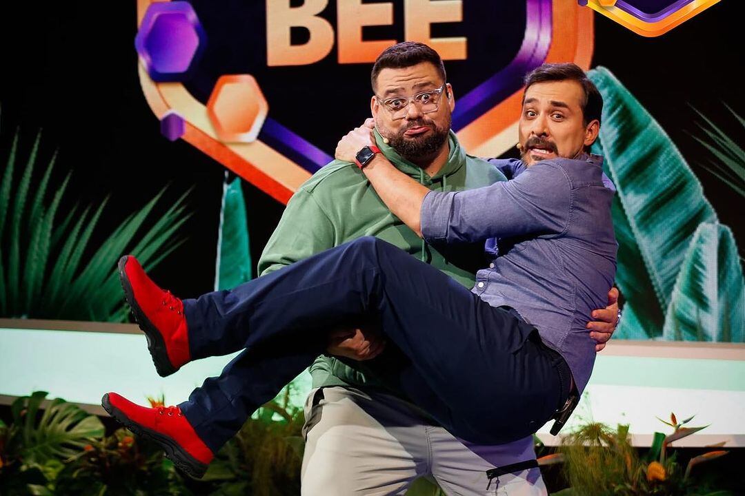 El locutor, presentador de televisión y humorista Gustavo Gamboa