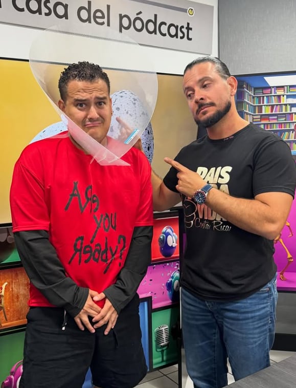 Yiyo Alfaro y Choché Romano tiene un podcast juntos.