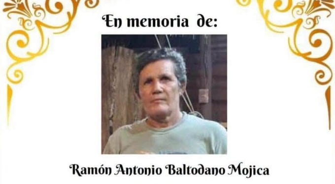 Ramón Baltodano Mojica, capitán de la embarcación Roxana II, matrícula PQ6898. Foto: Tomada de redes sociales