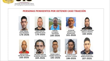Diez hombres del caso Traición siguen prófugos tras tres meses y el OIJ lanza alerta para capturarlos
