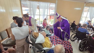 Este es el poderoso mensaje de monseñor Garita desde un hogar de ancianos en San Carlos