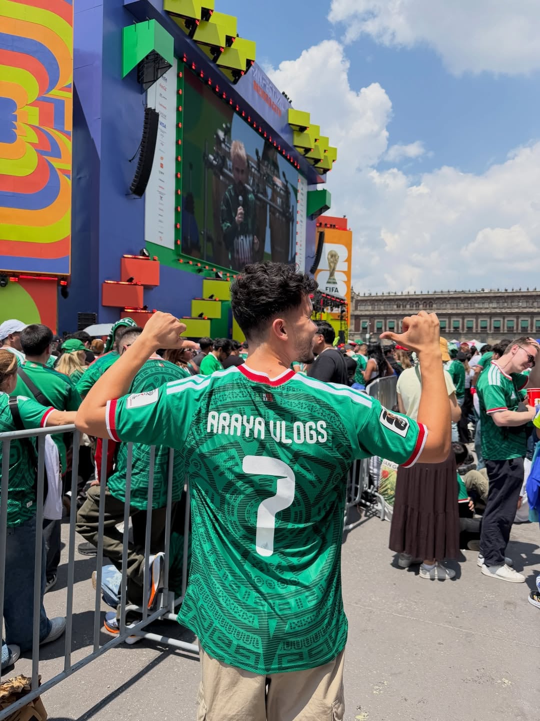 Araya Vlogs fue a la inauguración del Mundial 2026 a México