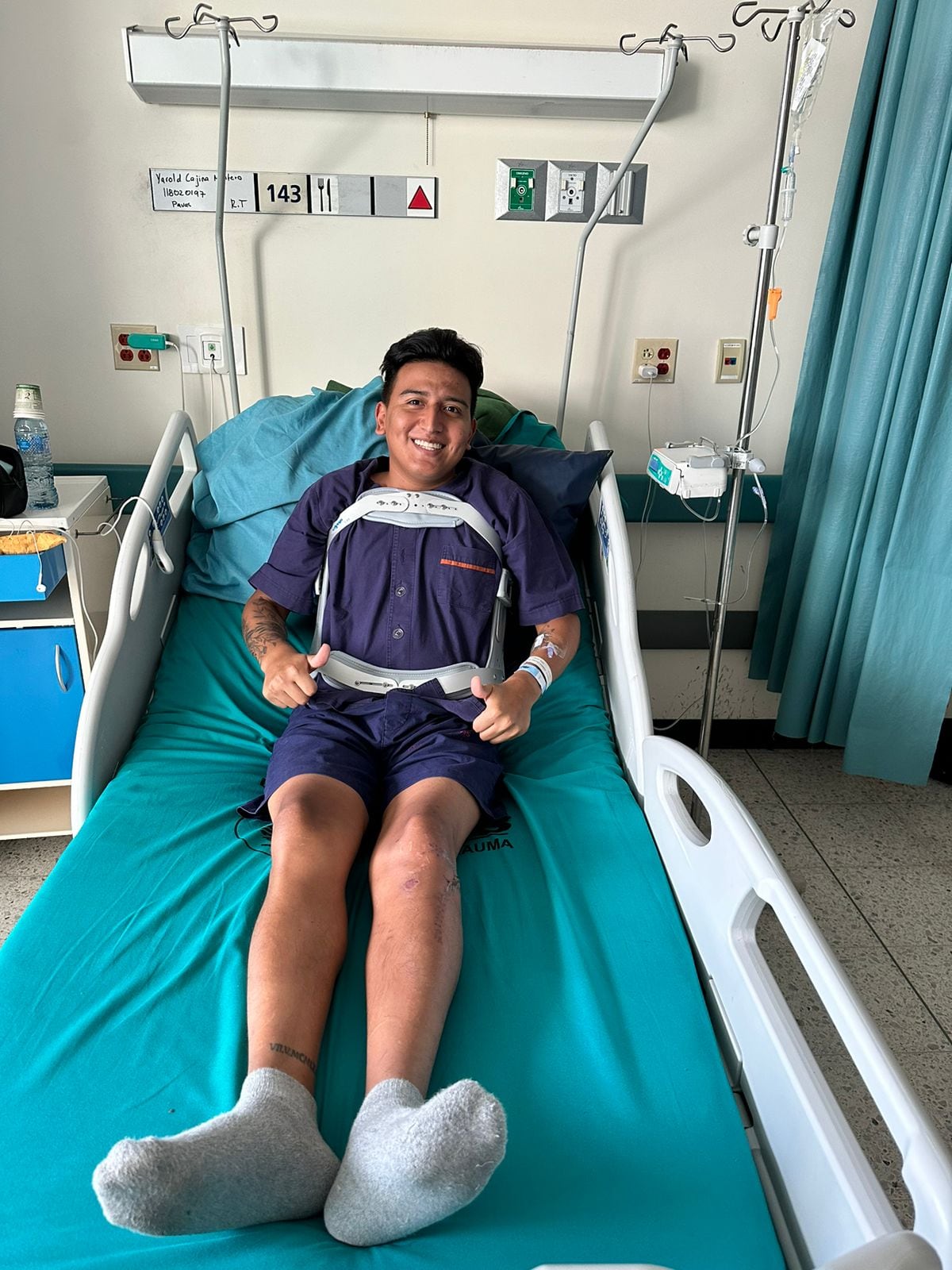 Yarold Cajina no podrá ir al Desfile de las Rosas, debido a una infección en su cirugía.