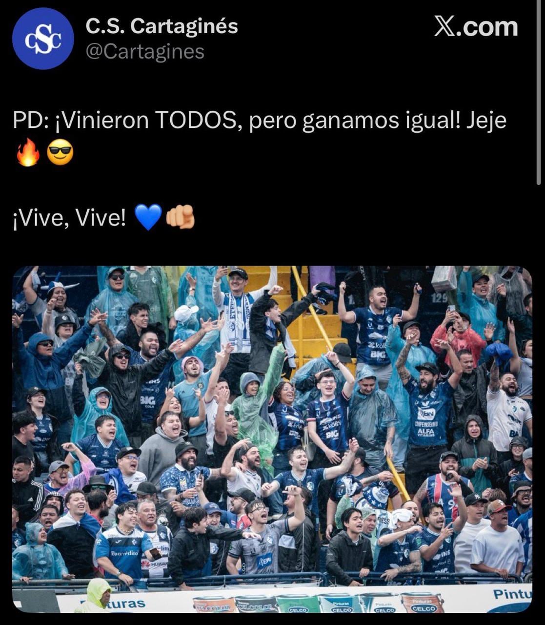 Cartaginés le ganó el pique de redes sociales al Herediano.