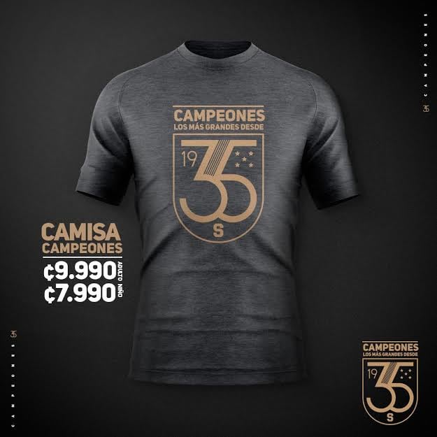 Camiseta de Saprissa campeón