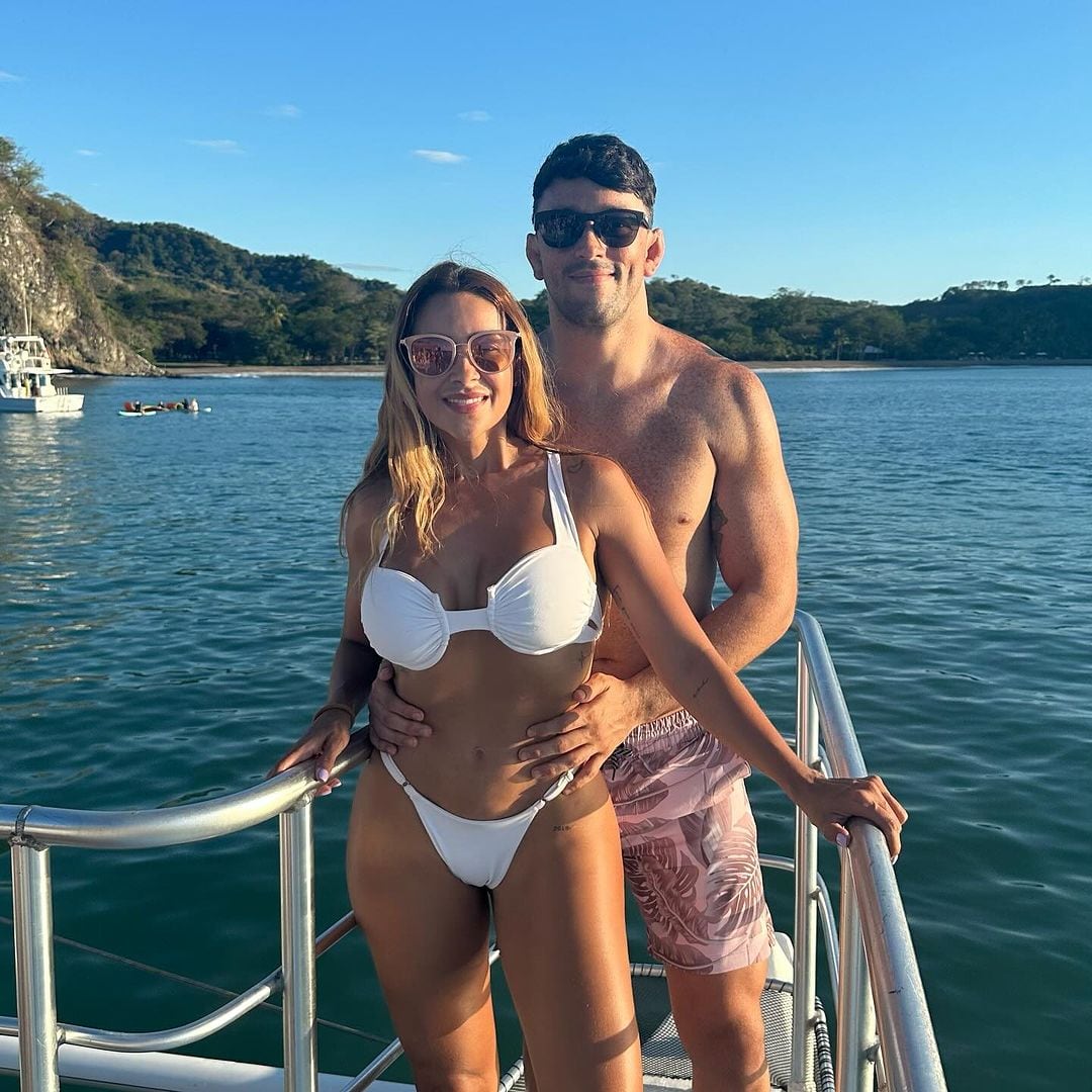 Ericka Morera y su novio Rafael Parra.