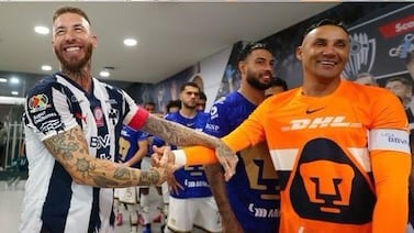 Keylor Navas habló sobre su reencuentro con Sergio Ramos tras el duelo Monterrey–Pumas