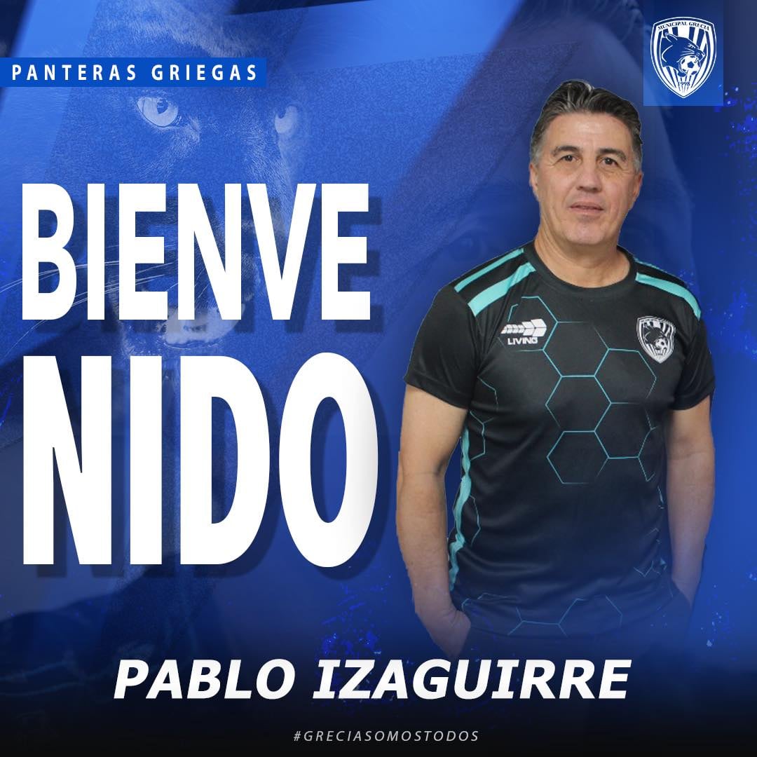 Pablo Alejandro Izaguirre es el nuevo entrenador del Municipal Grecia. Foto: Facebook Grecia