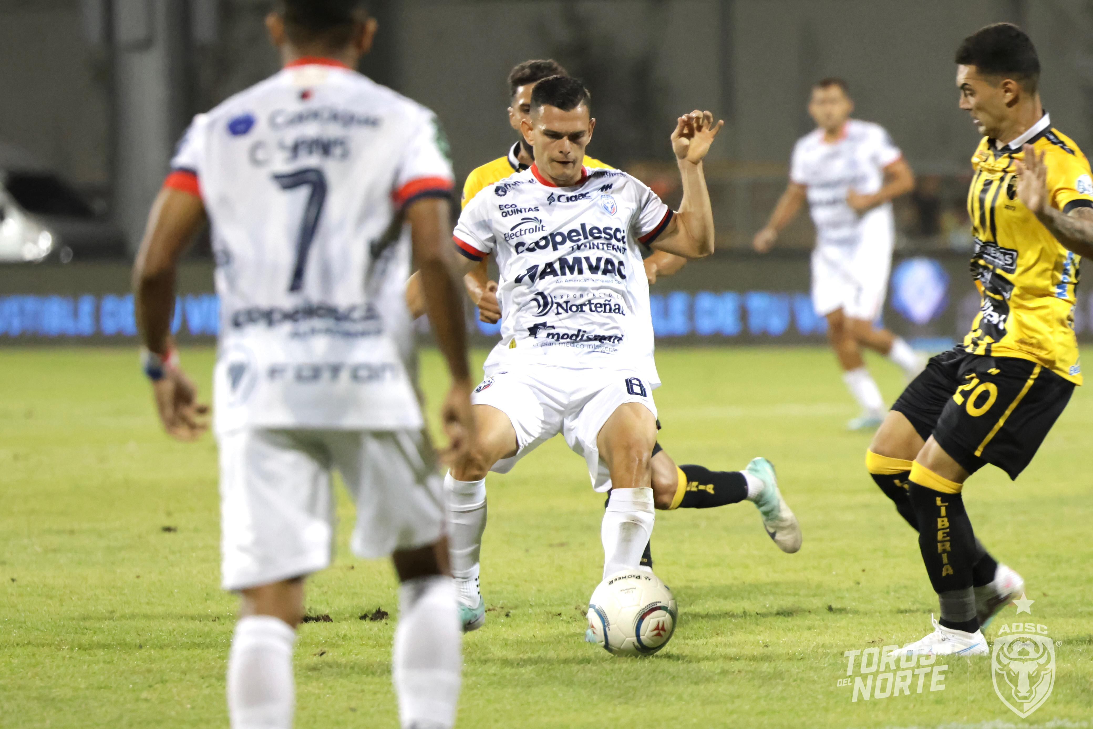 24/04/2024, Guanacaste, Estadio Edgardo Baltodano, partido de la jornada 12 del torneo de clausura 2024 entre el Municipal Liberia y la Asociación Deportiva San Carlos.
