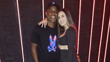 Fernanda Mora, la esposa de Joel Campbell, se fue a la playa en búsqueda de un objetivo