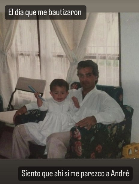 Pedro y su papá José Capmany