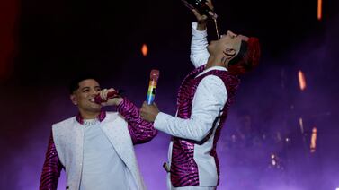 Ojo al broncón que se armó en el concierto del Grupo Firme en el Estadio Nacional
