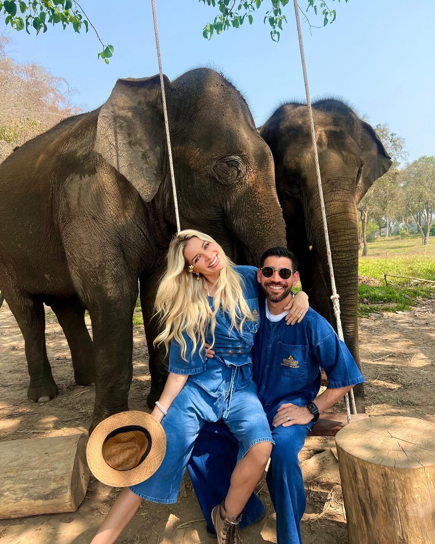 Leonora Jiménez y su esposo Mariano Herrera están de luna de miel en Tailandia.