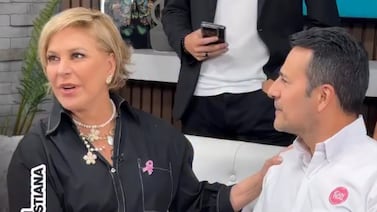 Douglas Sánchez y Cristiana Nassar dejan ver su “amorío” en televisión costarricense