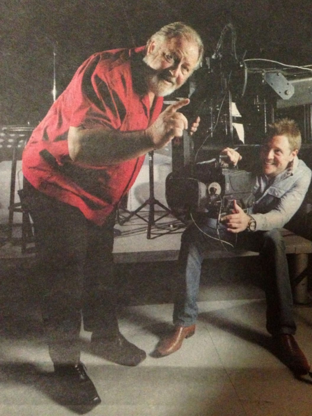 Mauricio Hoffmann junto a su padre Nelson Hoffmann.