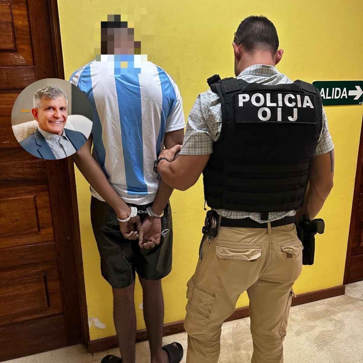 Un deportista costarricense de apellido Donaldson, de 20 años, es otro de los sospechosos de participar en el cruel homicidio del empresario estadounidense Eshraghollah Vatani, de 71 años, en Costa Rica. Foto: OIJ