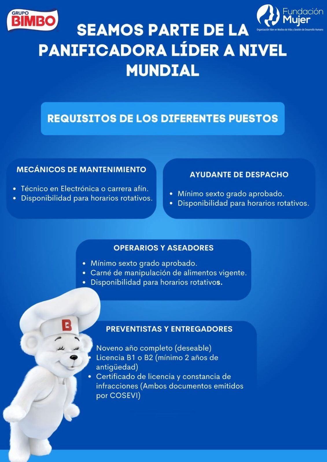 Bimbo fundación mujer empleo