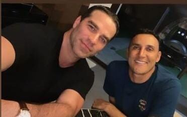 Keylor Navas y actor de Netflix