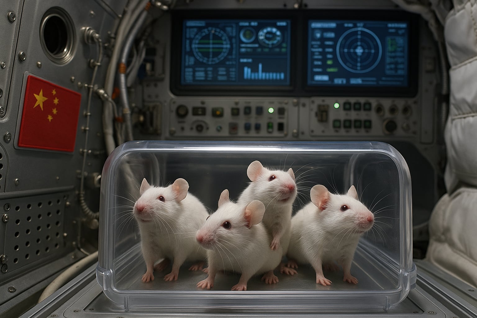 ¿Por qué China llevará cuatro ratones al espacio junto a su astronauta más joven?