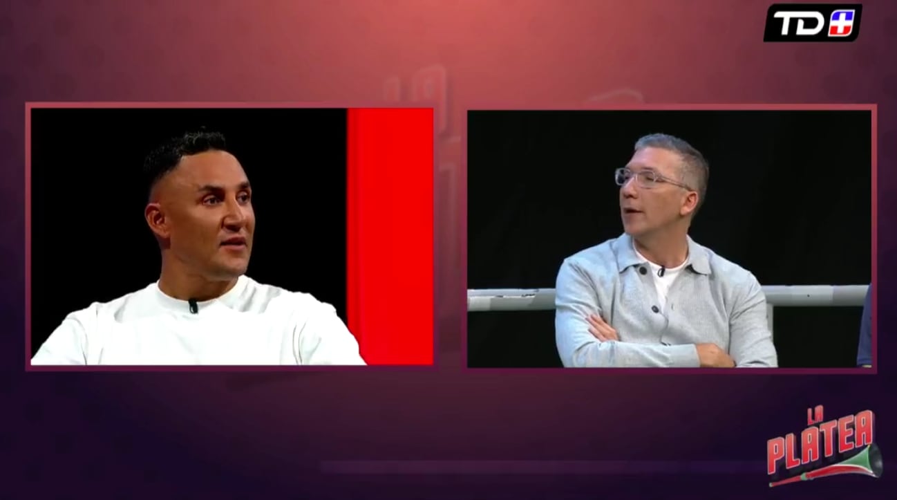 Edgar Silva y Keylor Navas