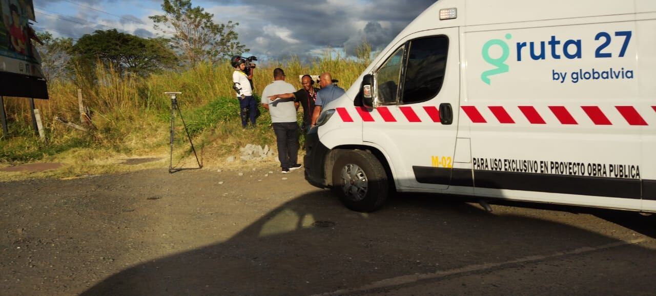 Las autoridades llegaron a custodiar la escena.