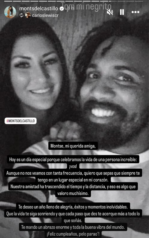 Montserrat Del Castillo y Carlos Lewis.