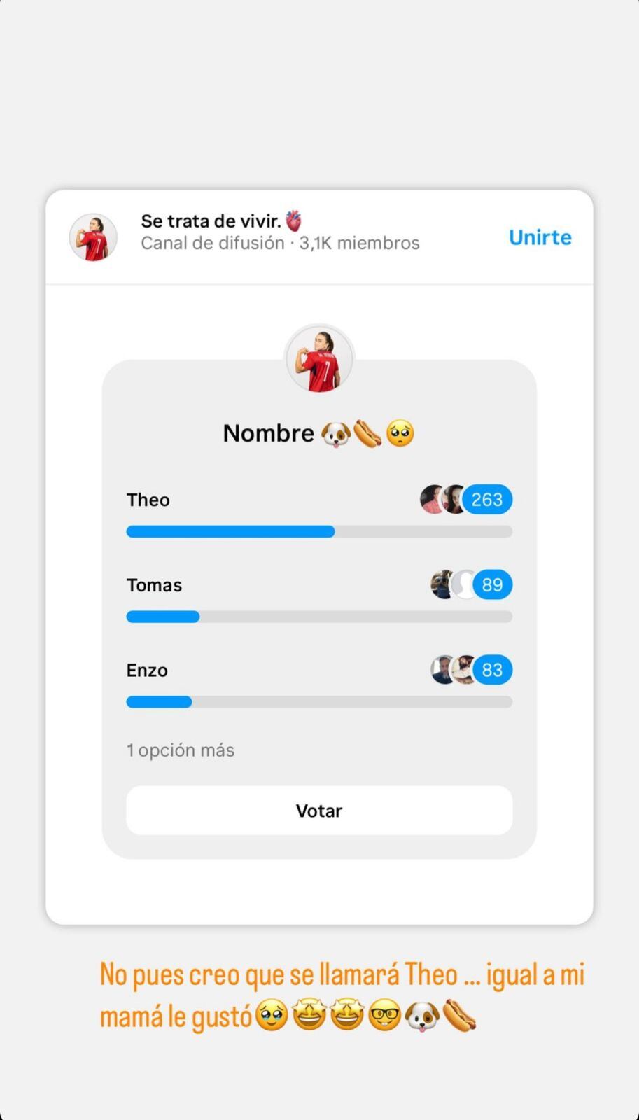 Melissa Herrera le agradeció a sus seguidores por ayudarla en la decisión.