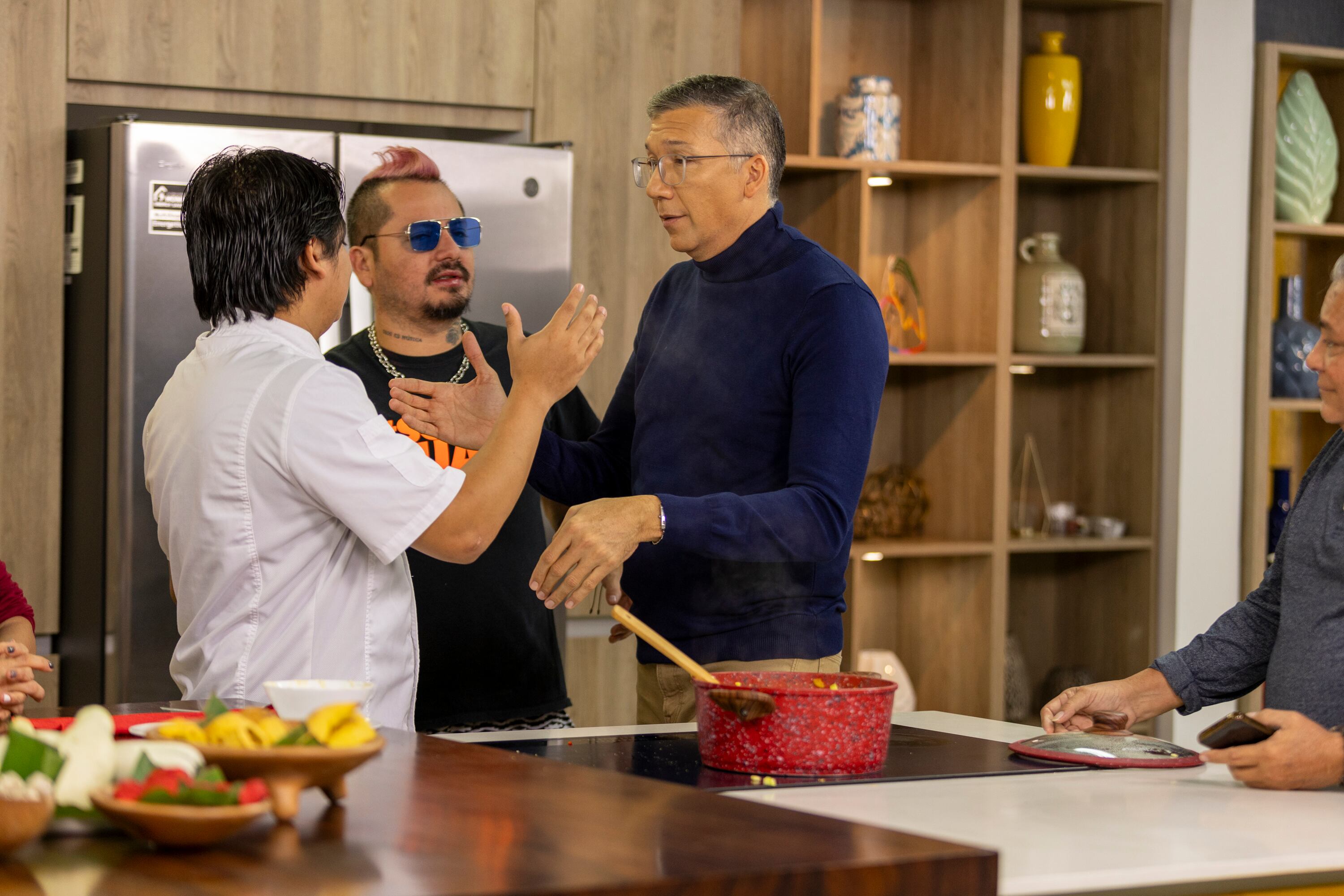 01/07/2024, San Jose, Teletica, inicio de los nuevos presentadores del programa Buen Día, Jennifer Segura, Daniel Céspedes, Natalia Monge y Nancy Dobles.