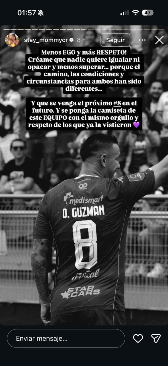 Esposa de David Guzmán hizo fuerte descargo en redes sociales