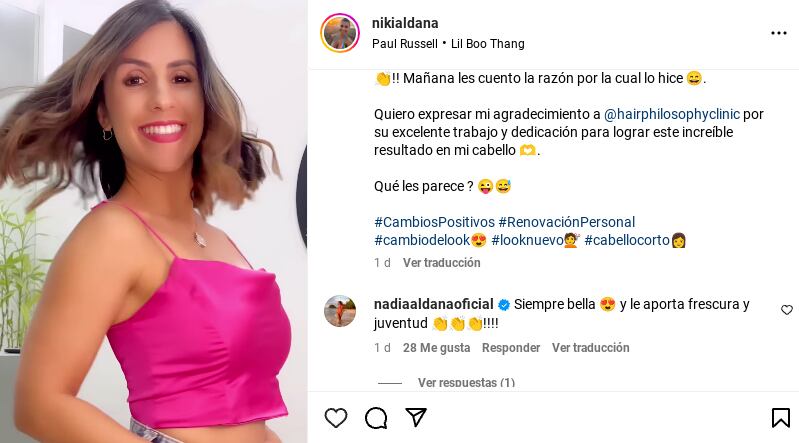 Las hermanas Nadia y Nicoles Aldana