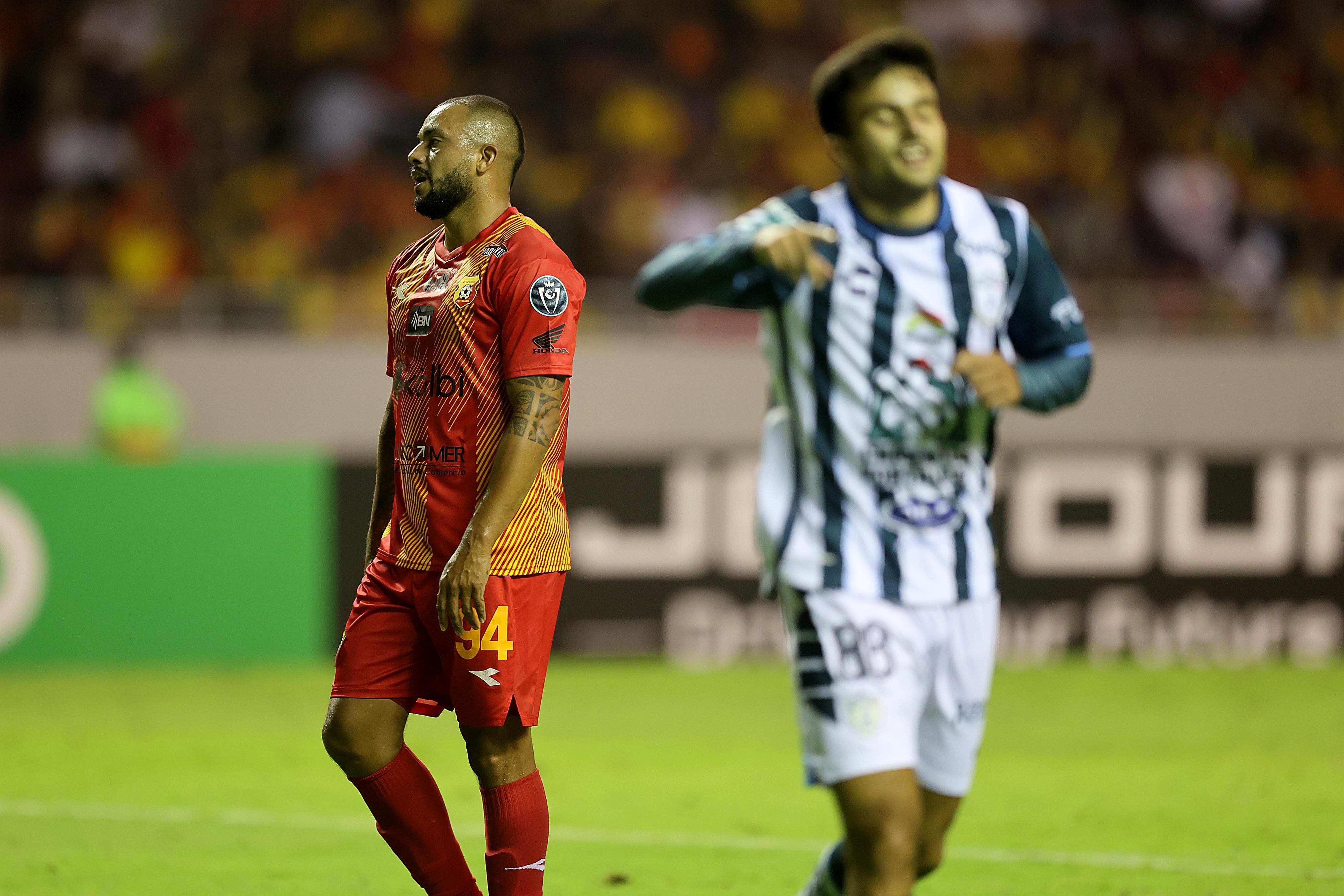 03/04/2024 Estadio Nacional, La Sabana. El Club Sport Herediano recibió al Pachuca, de Méxco, en el partido de ida de la serie de cuartos de final de la Copa de Campeones de Concacaf 2024. Foto: Rafael Pacheco Granados
