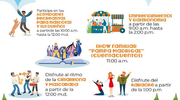 Las actividades serán para todos los integrantes de la familia. Foto: Municipalidad de Heredia