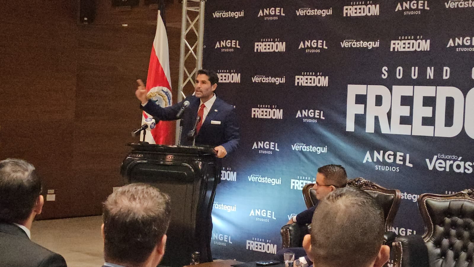 El productor y actor Eduardo Verástegui está de visita en Costa Rica. Rocío Sandí.