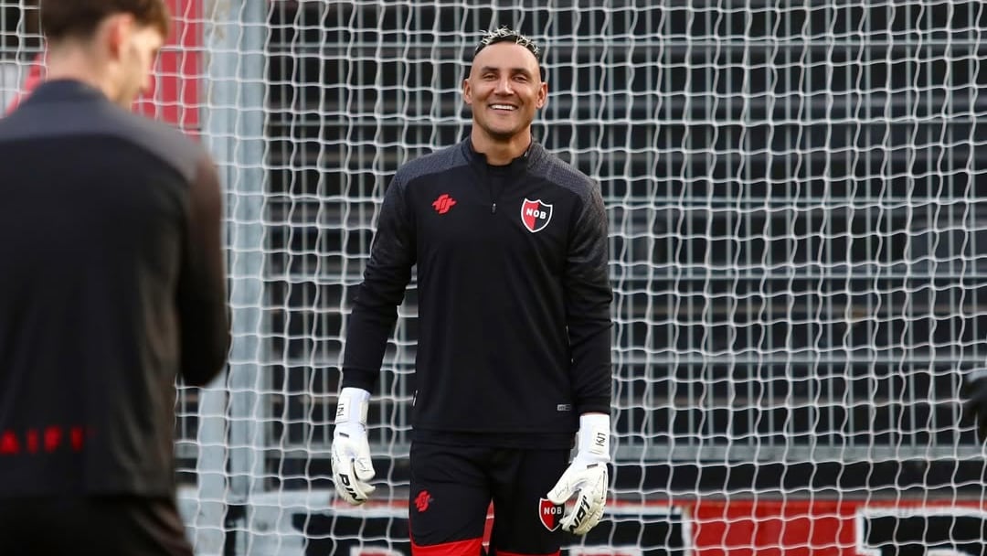 Keylor Navas está en Argentina y entrena con el Newell’s Old Boys. Instagram Newell’s.