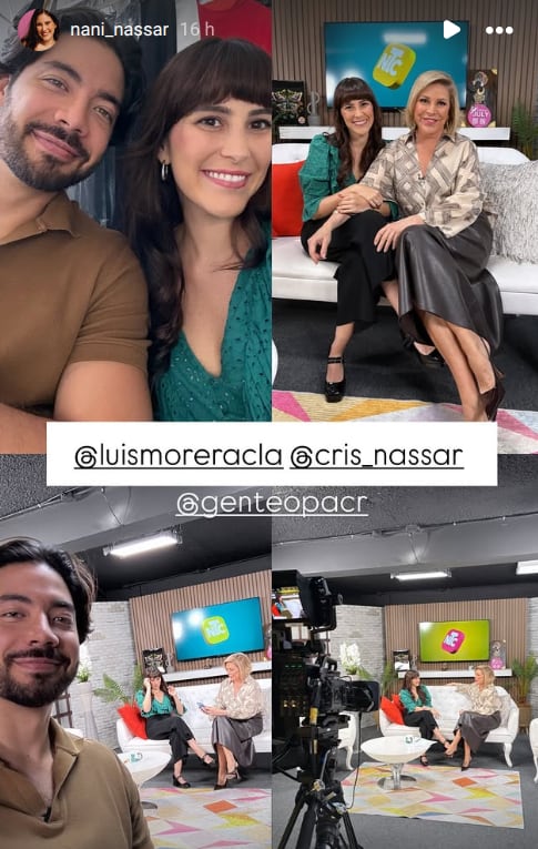 Nayad Nassar, hija de Cristiana Nassar, volvió a la televisión