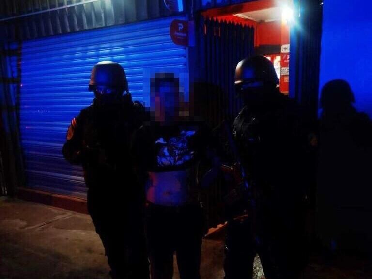 Murray fue detenido cuando estaba atrincherado en su casa. Foto MSP.