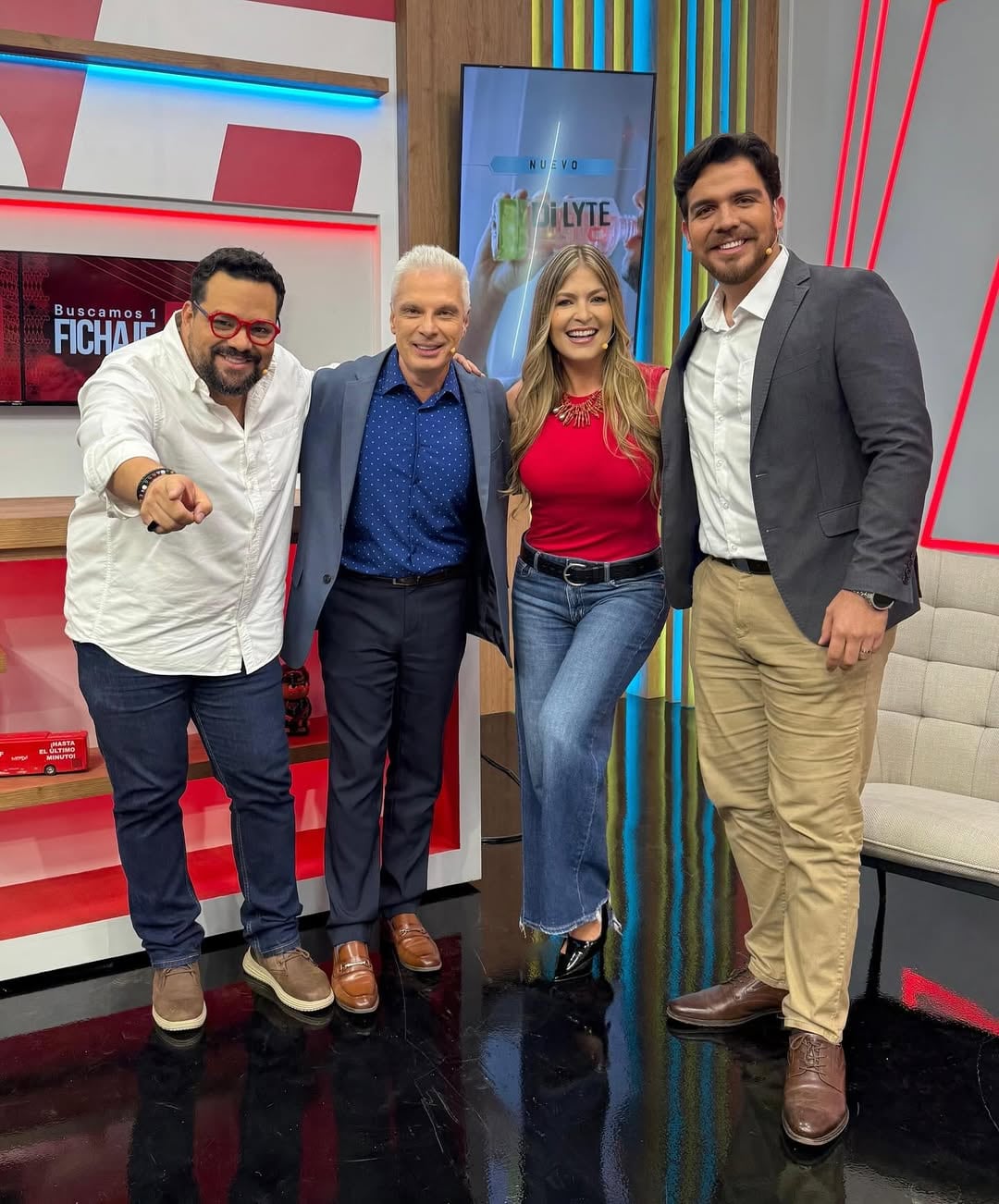 La dulce vida, segunda temporada, Repretel. Viviana Calderón, Gustavo Gambao y Edson Picado.