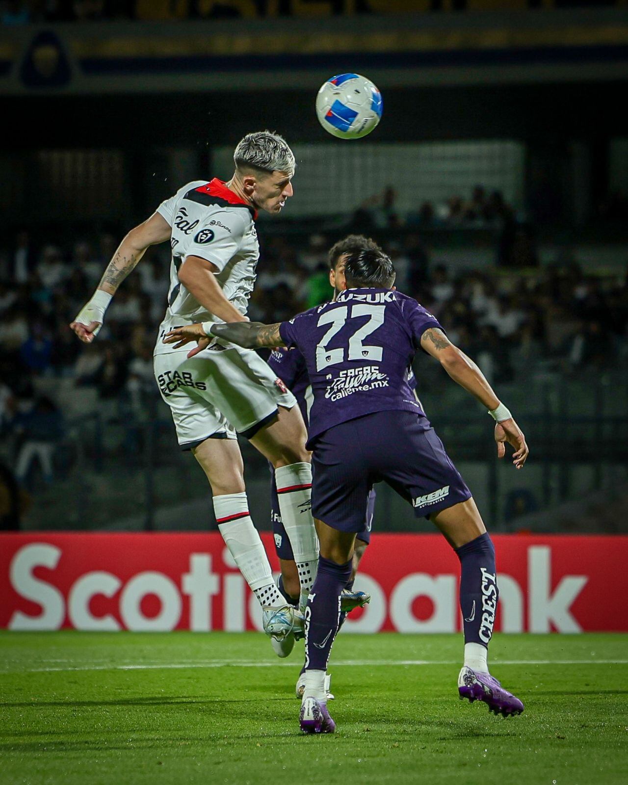 04/03/2025, México, Ciudad de México, Estadio Olímpico Universitario, partido de octavos de final de la CONCACAF Champions Cup entre Pumas y Liga Deportiva Alajuelense.