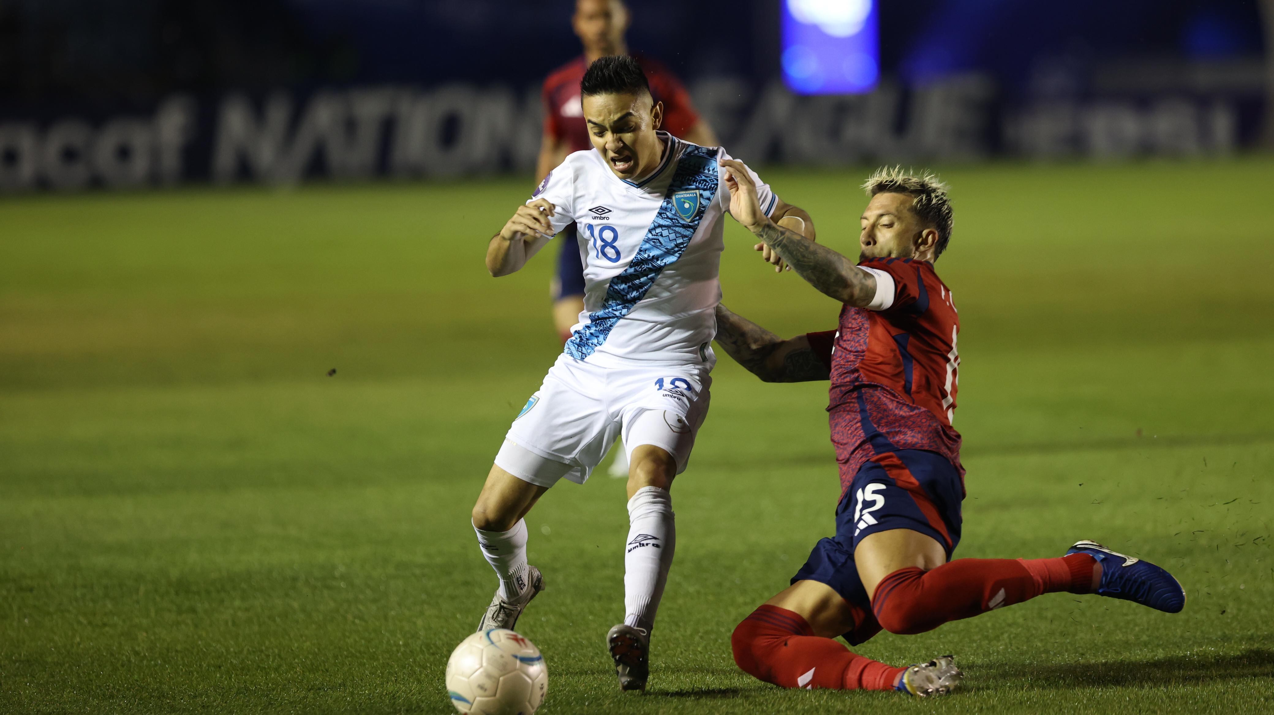 09/09/2024, Guatemala, partido de la Liga de Naciones entre Guatemala y Costa Rica.