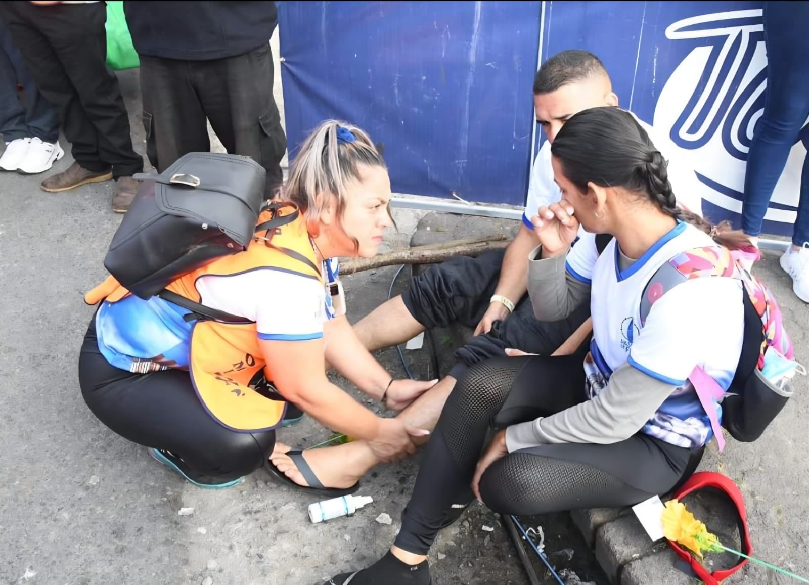 A Ivannia Blanco la Negrita le reveló que su misión ya no era caminar de Pérez Zeledón hasta Cartago, sino ayudar a que los romeros a cumplan completamente su romería