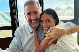 Nancy Dobles mostró como nunca a Ignacio Santos ahora que se retiró de la televisión