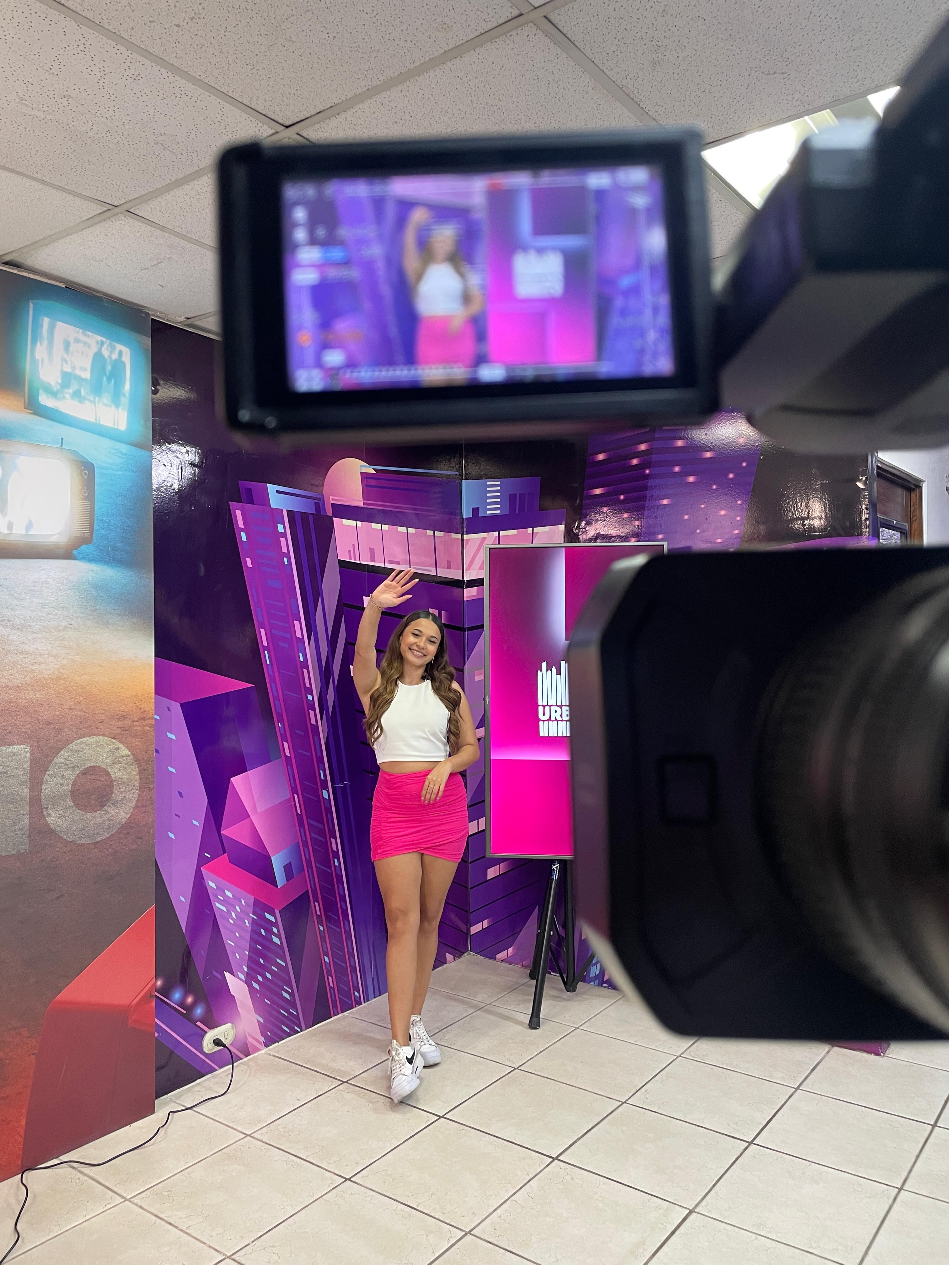 Periodista y locutora Jimena Mata Sánchez, de radio Urbano.