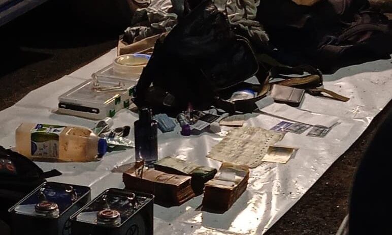 Fuerza Pública decomisa ¢21,5 millones de dudosa procedencia a conductor en Limón. Foto MSP.