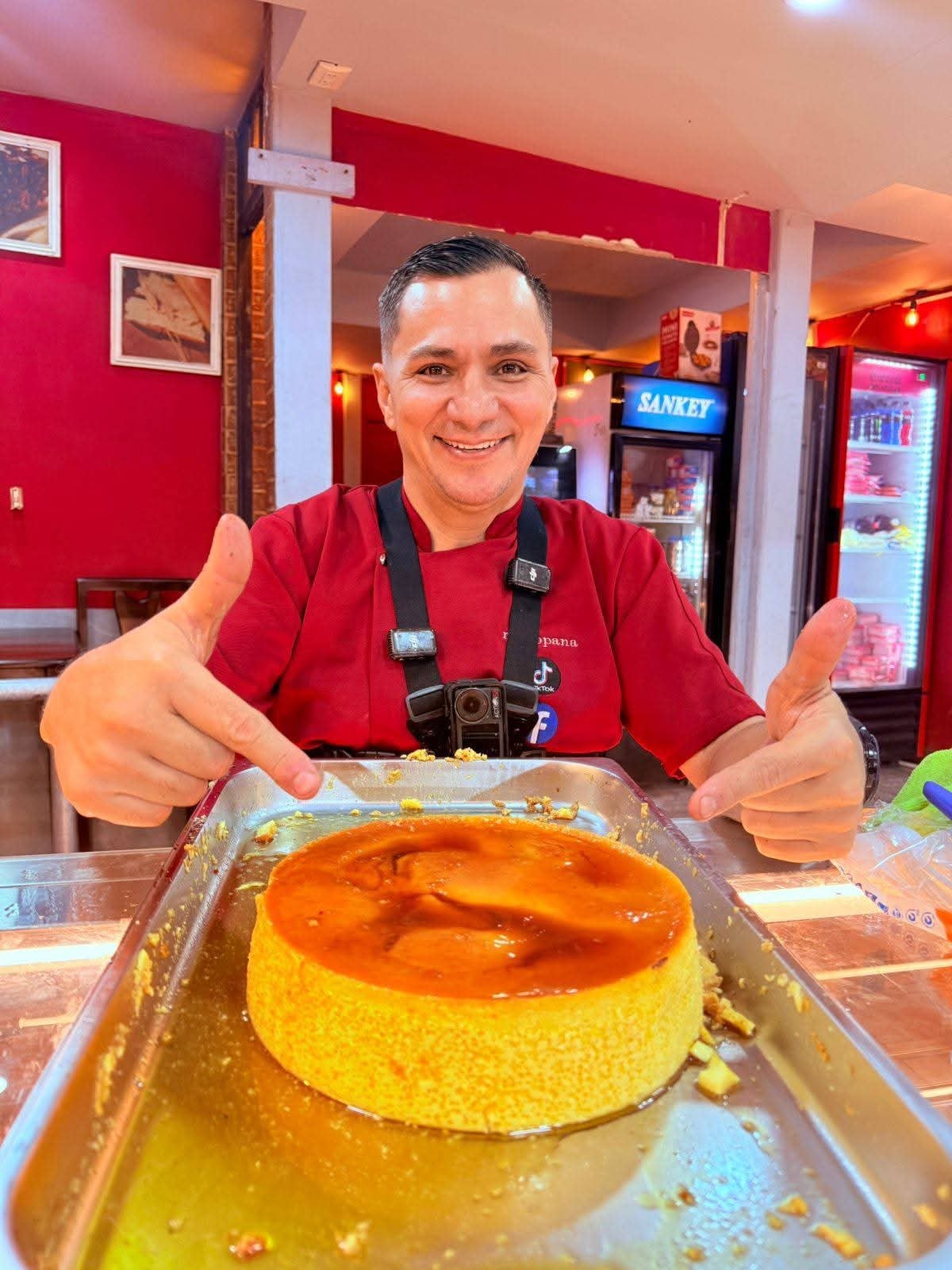 Panadero tiktoker Mailo la pegó con el quesillo venezolano