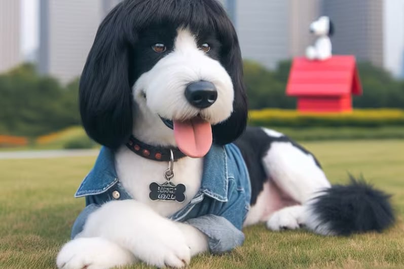 Así se vería Snoopy según la inteligencia artificial.