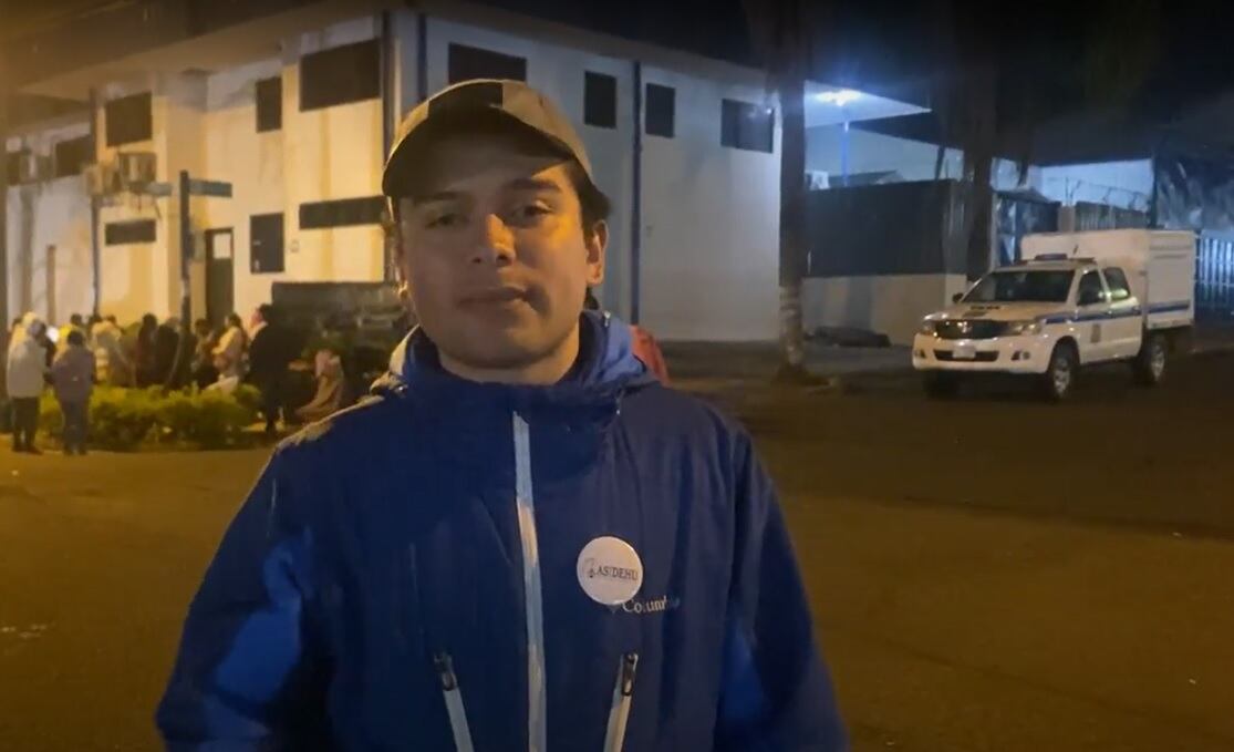 Jhoswel Martínez, presidente de la Asociación Intercultural de Derechos Humanos Migrantes