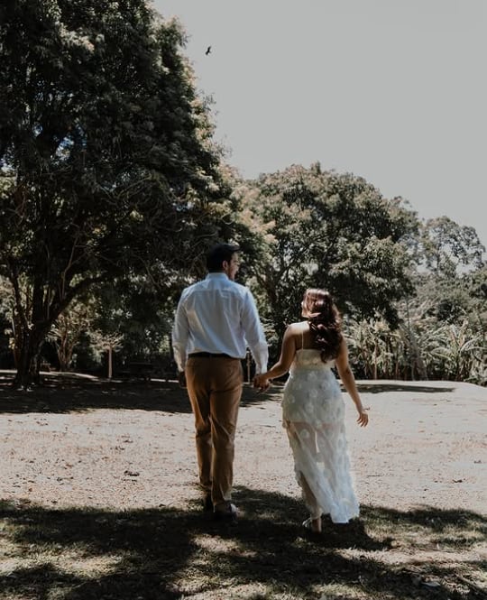 Katherinne González y Edson Picado