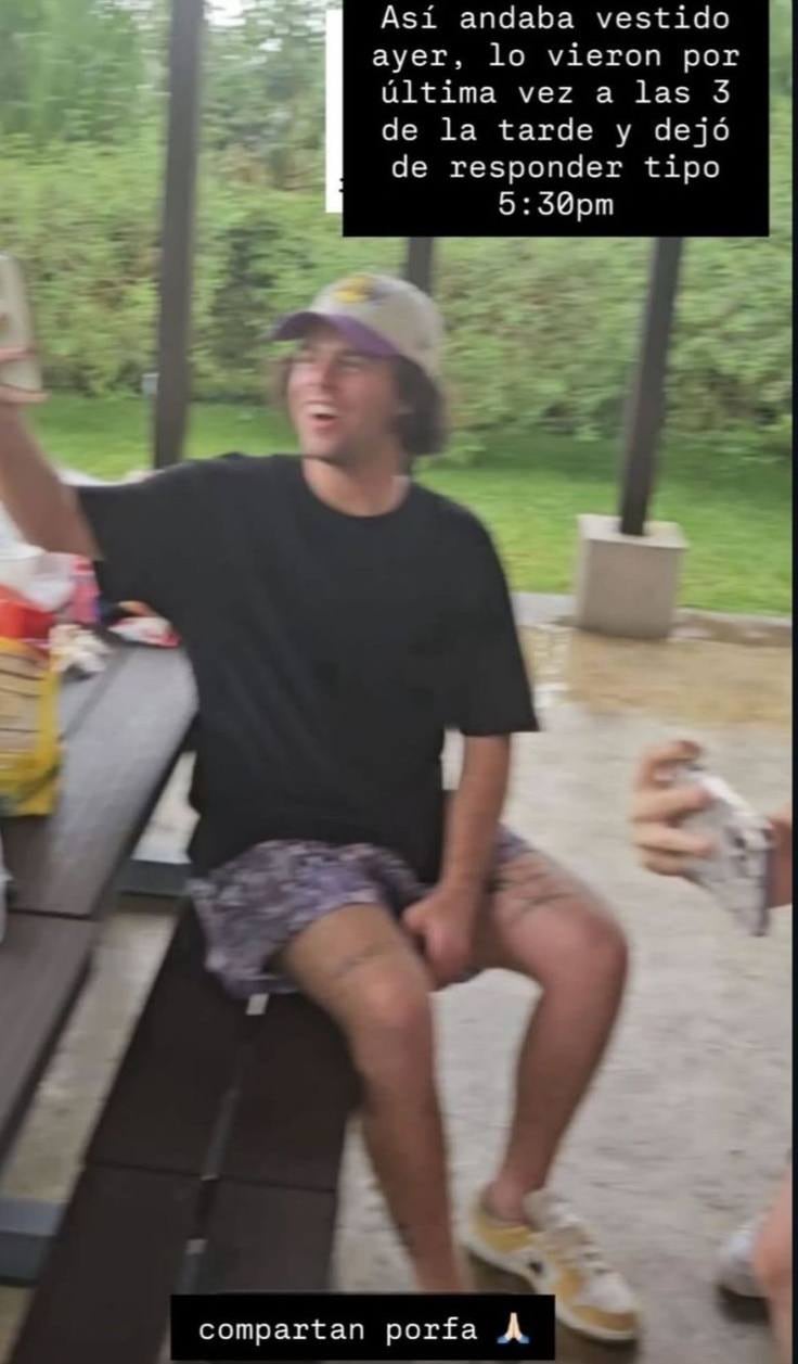 Esta es la última foto que le tomaron a Kevin Kirby, de 27 años, antes de desparecer, lo hallaron sin vida en el río María Aguilar en Hatillo 8. Foto: Redes sociales