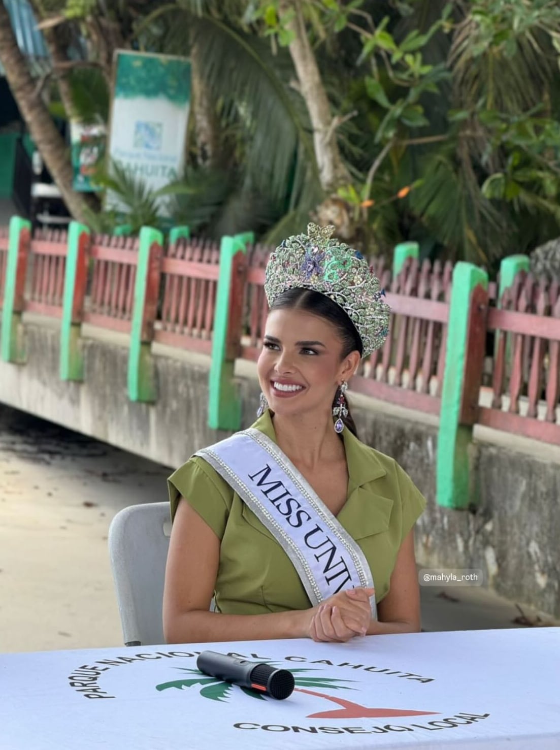Mahyla Roth vive ansiado momento tras ganar miss Universo Costa Rica 2025