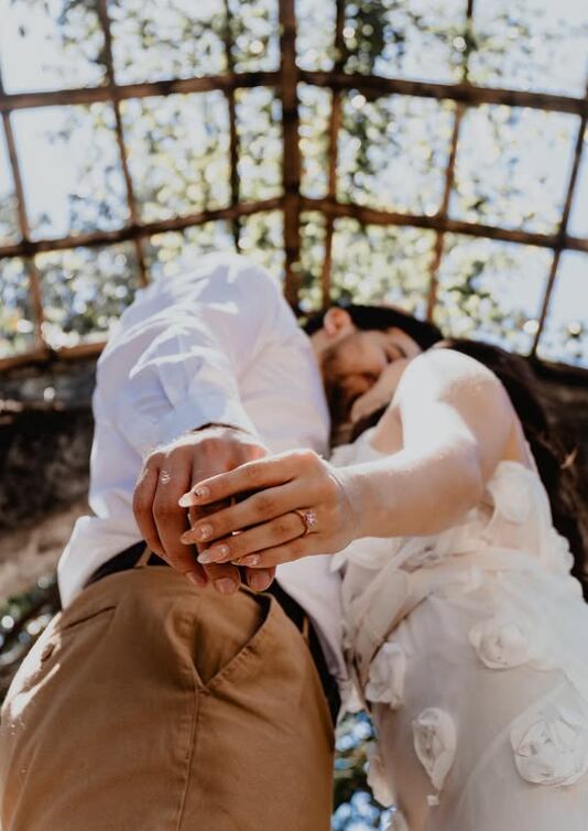 Katherinne González y Edson Picado